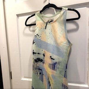 Zara trafaluc right colorful midi dress